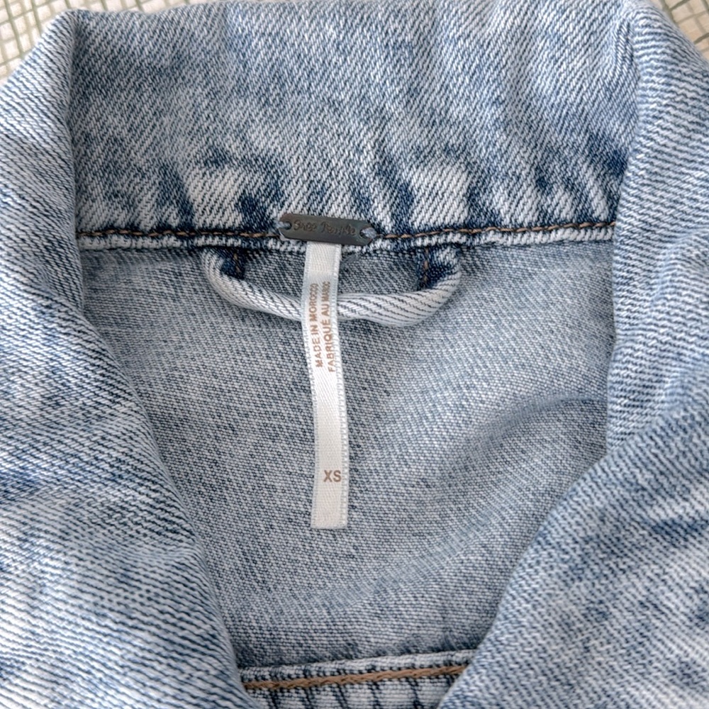 Free People Rumors Denim Jean Jacket - Picture 6 of 9